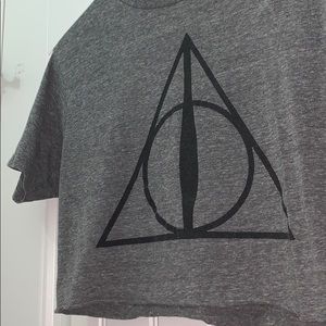 Harry Potter Deathly Hallows Crop Top